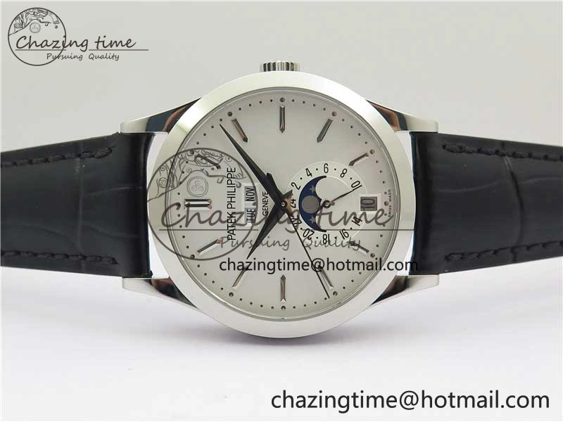 Annual Calendar Complications 5396 SS GRF Best Edition White Dial on Leather Strap A Contemporary 8865