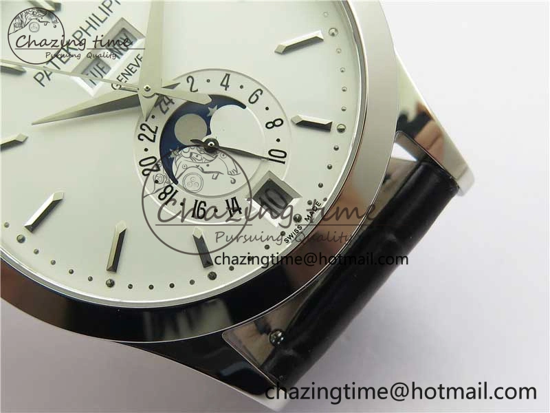 Annual Calendar Complications 5396 SS GRF Best Edition White Dial on Leather Strap A Contemporary 8865