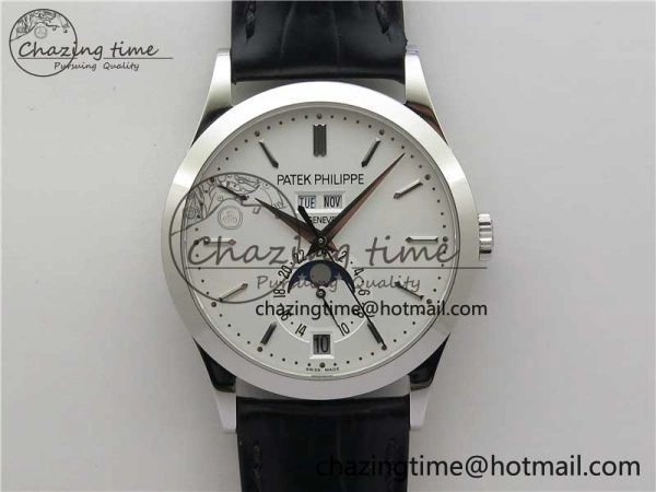 Annual Calendar Complications 5396 SS GRF Best Edition White Dial on Leather Strap A Contemporary 8865