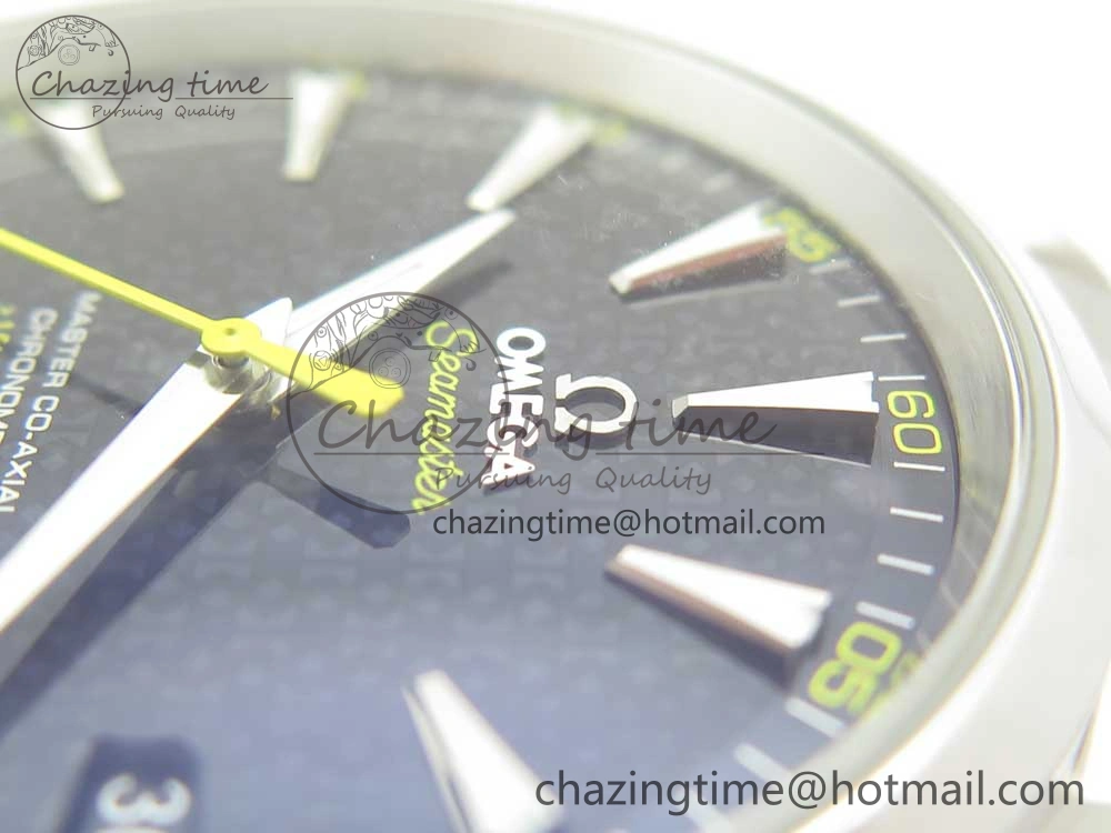 Sophisticated Aqua Terra 15007 Gauss “Spectre” VSF 1:1 Best Edition Blue Textured Dial on SS Bracelet A8507 Super Clone V2 (Free Nylon Strap) 7949
