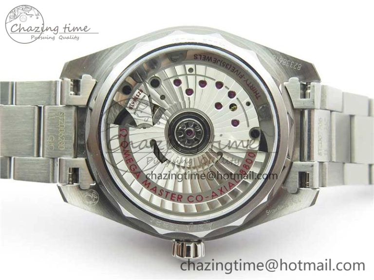Vibrant Aqua Terra 150M 34mm Ladies SS VSF 1:1 Best Edition Blue Dial Diamonds Markers on SS Bracelet A 10562