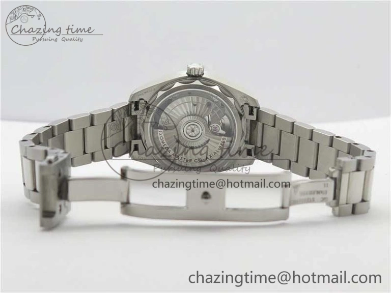 Tailored Aqua Terra 150M 34mm Ladies SS VSF 1:1 Best Edition Blue Wave Dial on SS Bracelet A 10570