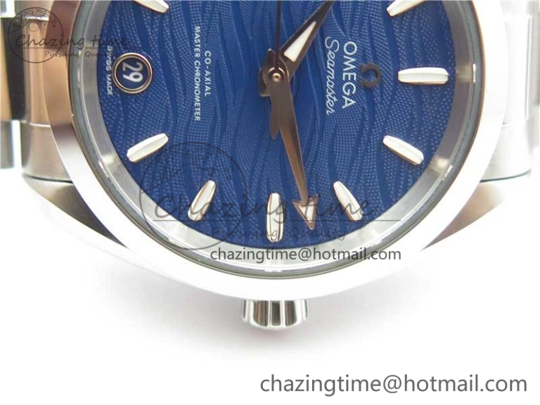 Tailored Aqua Terra 150M 34mm Ladies SS VSF 1:1 Best Edition Blue Wave Dial on SS Bracelet A 10570