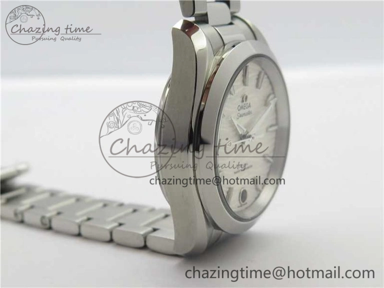 Lightweight Aqua Terra 150M 34mm Ladies SS VSF 1:1 Best Edition White Wave Dial SS Markers on SS Bracelet A 10564
