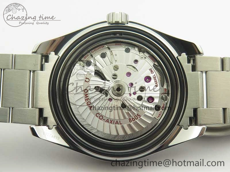 Aqua Terra 150M 43.5mm GMT SS VSF 1:1 Best Edition Black Textured Dial on SS Bracelet A8605 Super Clone V WrinkleFree 7997