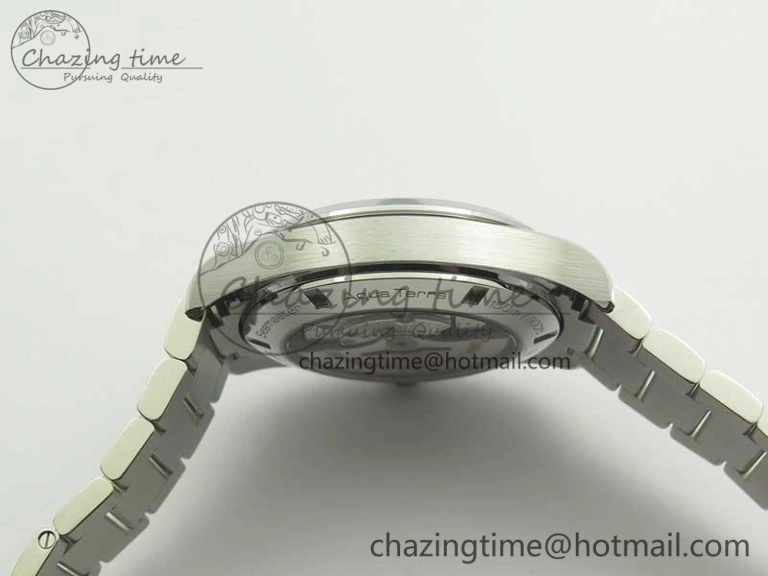 Aqua Terra 150M 43.5mm GMT SS VSF 1:1 Best Edition Black Textured Dial on SS Bracelet A8605 Super Clone V WrinkleFree 7997