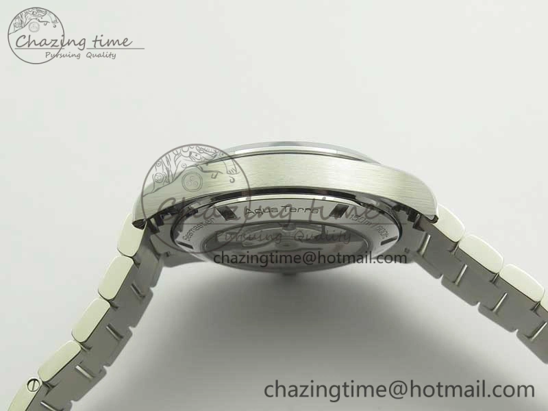 Aqua Terra 150M 43.5mm GMT SS VSF 1:1 Best Edition Black Textured Dial on SS Bracelet A8605 Super Clone V WrinkleFree 7997