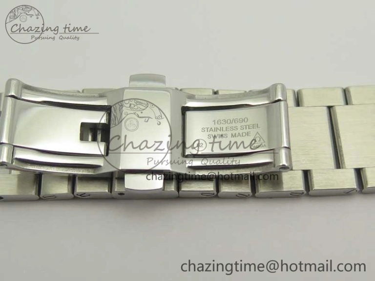 EasyCare Aqua Terra 150M 43.5mm GMT SS VSF 1:1 Best Edition Blue Textured Dial on SS Bracelet A8605 Super Clone V 7996
