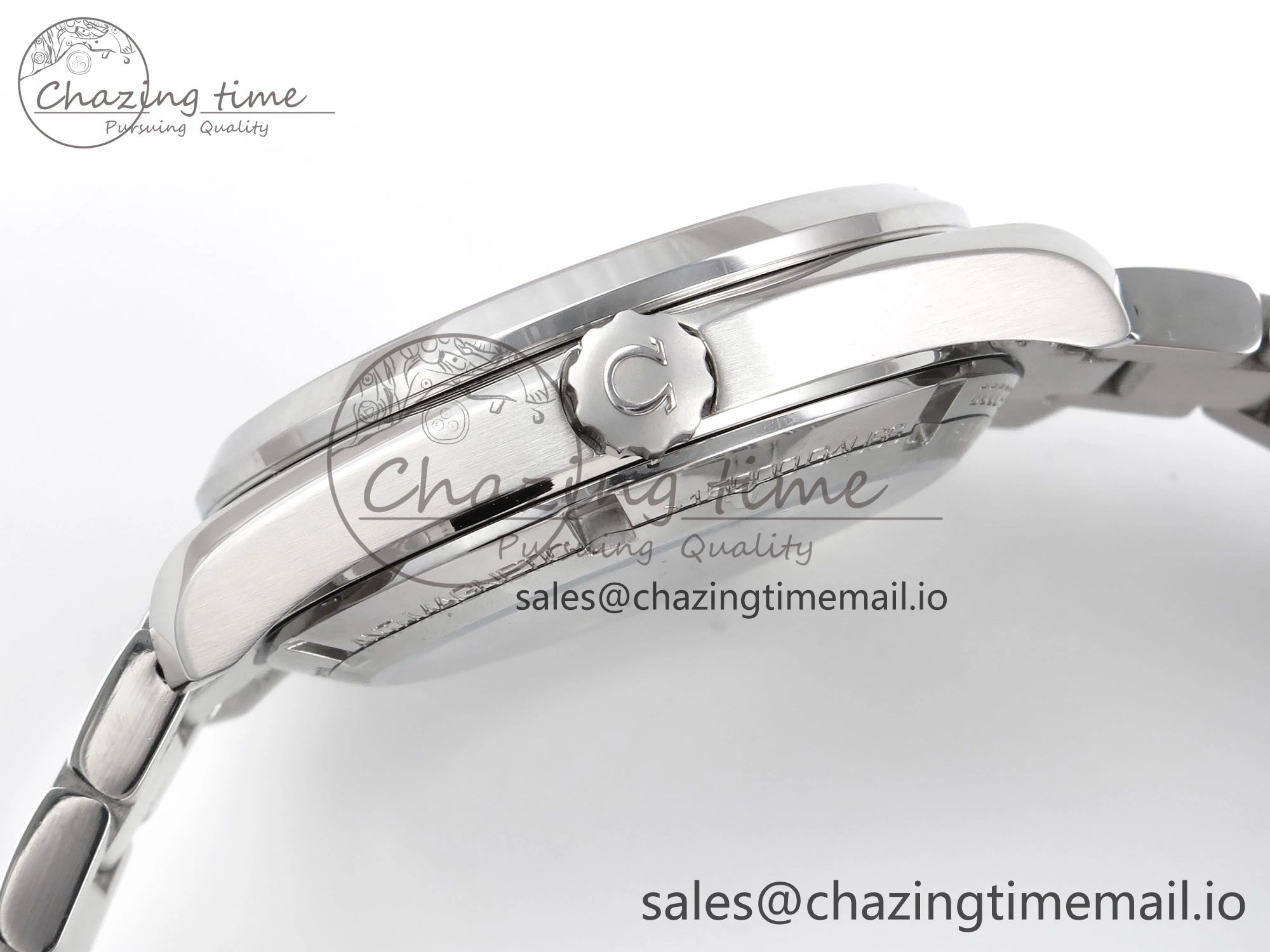 Aqua Terra 150M GMT OMF 1:1 Best Edition Black Textured Dial on SS Bracelet A Lightweight 7711