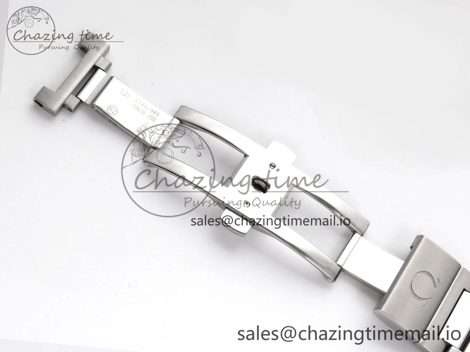 FlexibleFit Aqua Terra 150M GMT OMF 1:1 Best Edition White RG Textured Dial on SS Bracelet A 7714