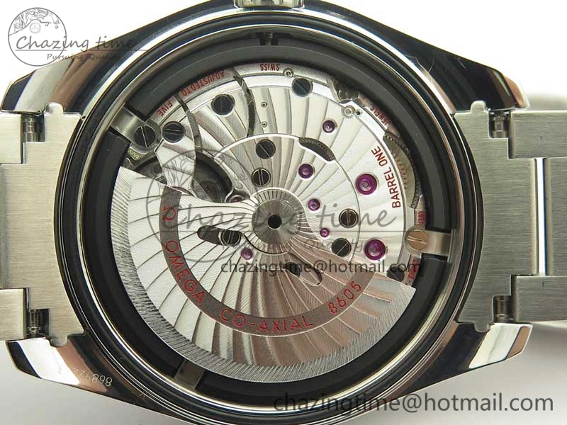 Aqua Terra 150M GMT SS VSF 1:1 Best Edition Blue Textured Dial on SS Bracelet A8605 Super Clone MultiPurpose 8054