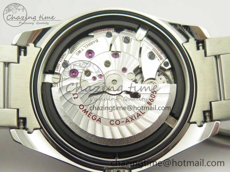 Aqua Terra 150M GMT SS VSF 1:1 Best Edition Blue Textured Dial on SS Bracelet A8605 Super Clone MultiPurpose 8054