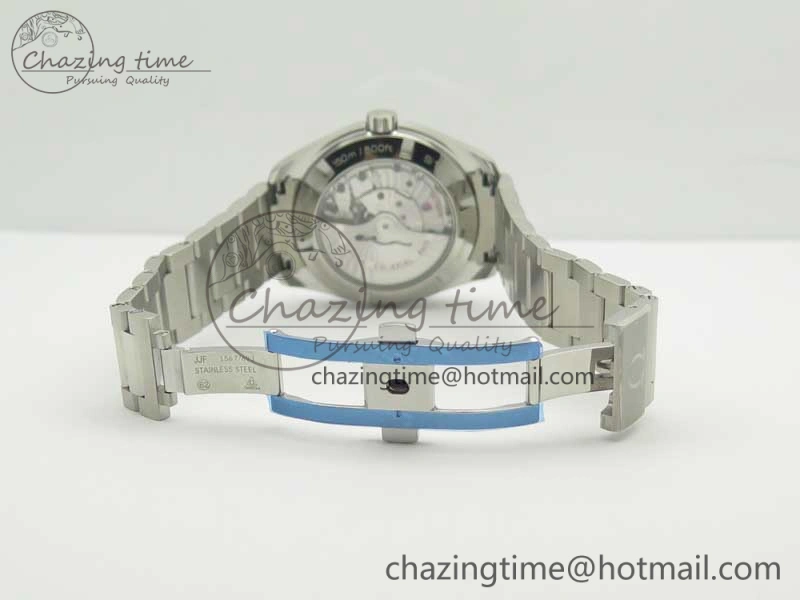 Aqua Terra 150M GMT SS VSF 1:1 Best Edition Blue Textured Dial on SS Bracelet A8605 Super Clone MultiPurpose 8054