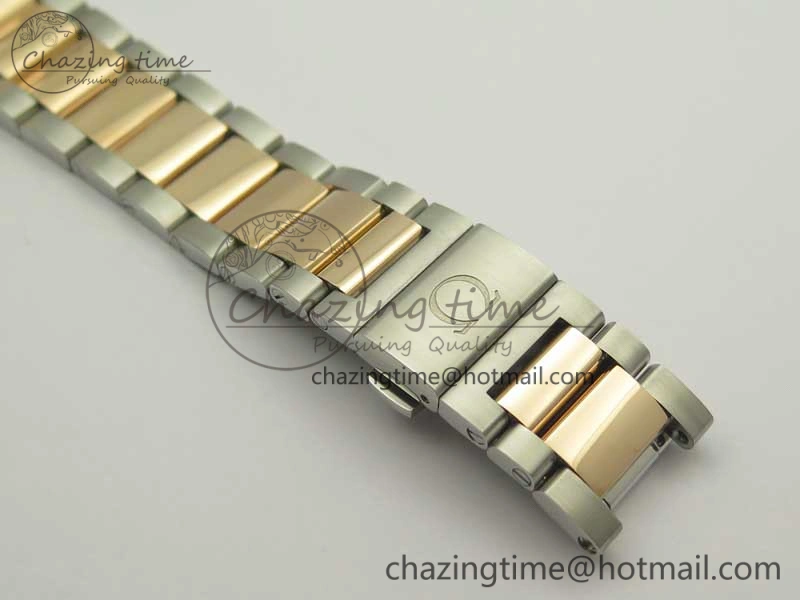 Affordable Aqua Terra 150M GMT SS RG VSF 1:1 Best Edition Brown Textured Dial on SS RG Bracelet A8605 Super Clone 8058