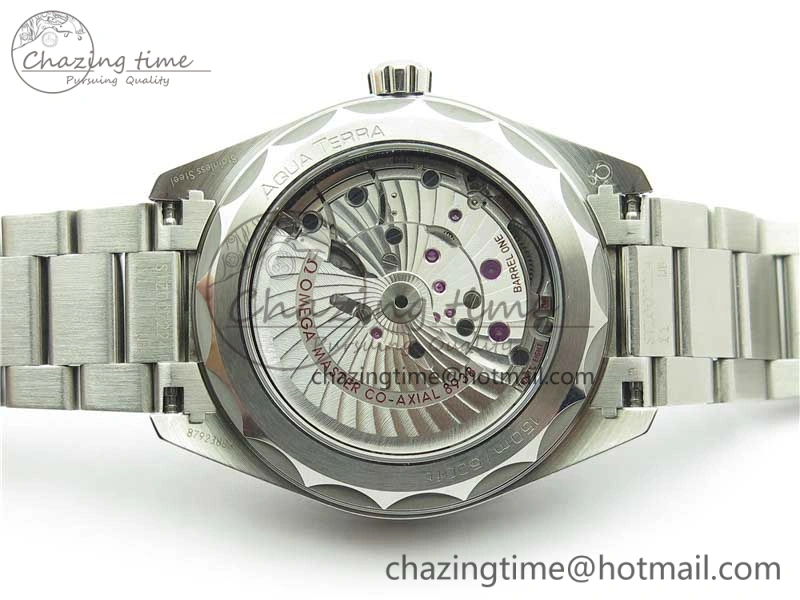 Neat Aqua Terra 150M GMT Worldtimer 43mm  VSF 1:1 Best Edition Blue Dial on SS Bracelet A 7906