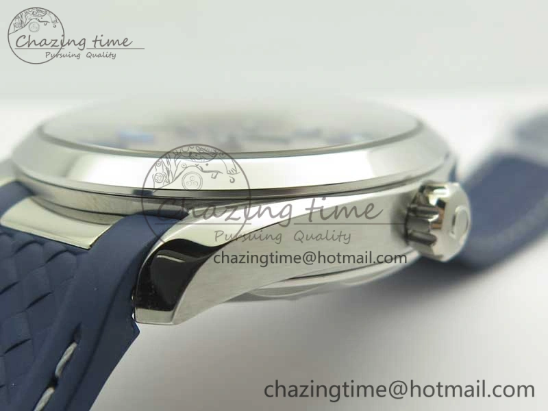 Practical Aqua Terra 150M Master Chronometers VSF 1:1 Best Edition Gray Dial Blue Hand on Blue Rubber Strap A8900 Super Clone 8004