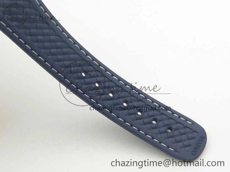 Practical Aqua Terra 150M Master Chronometers VSF 1:1 Best Edition Gray Dial Blue Hand on Blue Rubber Strap A8900 Super Clone 8004