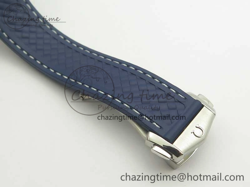 Practical Aqua Terra 150M Master Chronometers VSF 1:1 Best Edition Gray Dial Blue Hand on Blue Rubber Strap A8900 Super Clone 8004