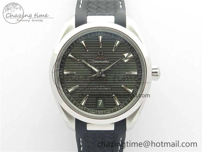 Aqua Terra 150M Master Chronometers VSF 1:1 Best Edition Green Dial on Black Rubber Strap A8900 Super Clone (2 Straps) Practical 7915