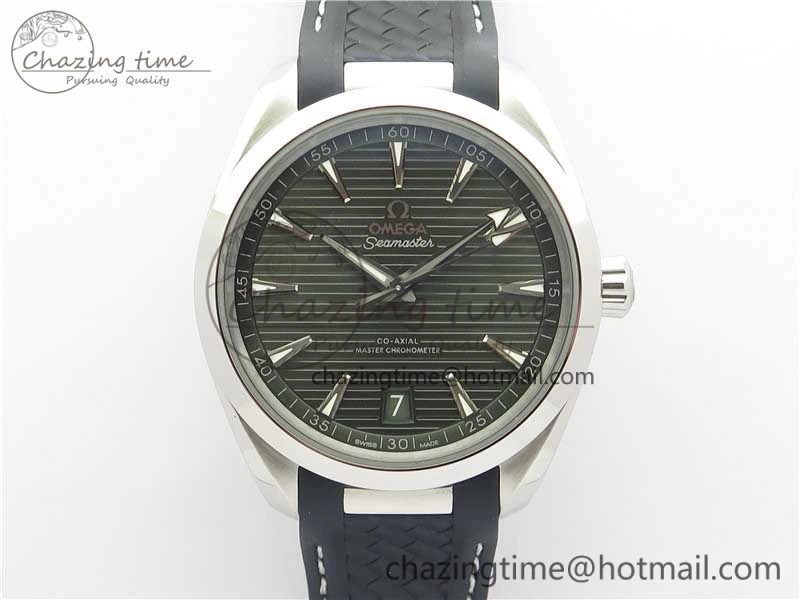 Aqua Terra 150M Master Chronometers VSF 1:1 Best Edition Green Dial on Black Rubber Strap A8900 Super Clone (2 Straps) Practical 7915