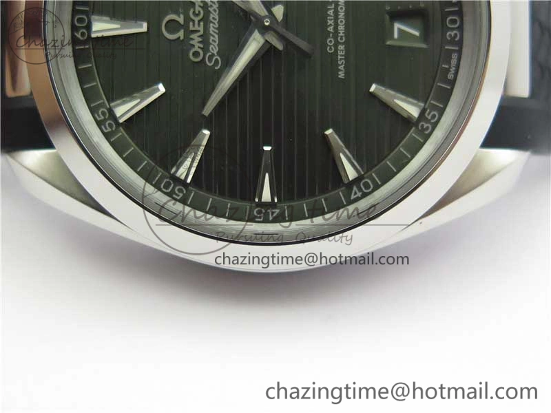 Aqua Terra 150M Master Chronometers VSF 1:1 Best Edition Green Dial on Black Rubber Strap A8900 Super Clone (2 Straps) Practical 7915