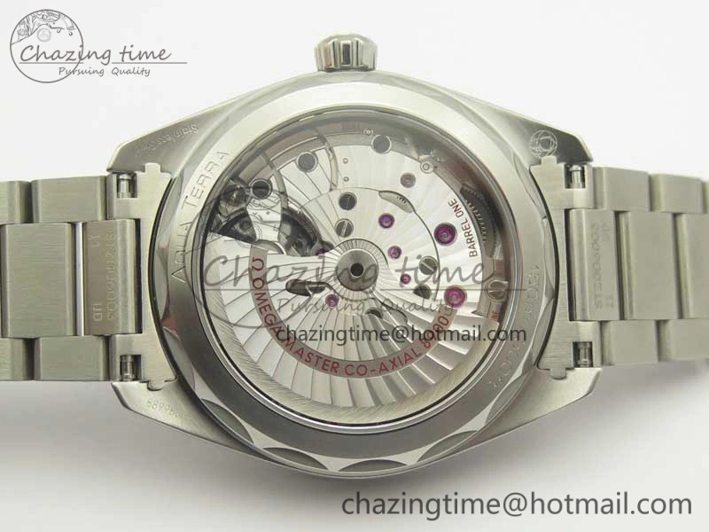 Aqua Terra 150M Master Chronometers VSF 1:1 Best Edition Light Blue Dial Blue Hand on SS Bracelet A8900 Super Clone Unique 8014