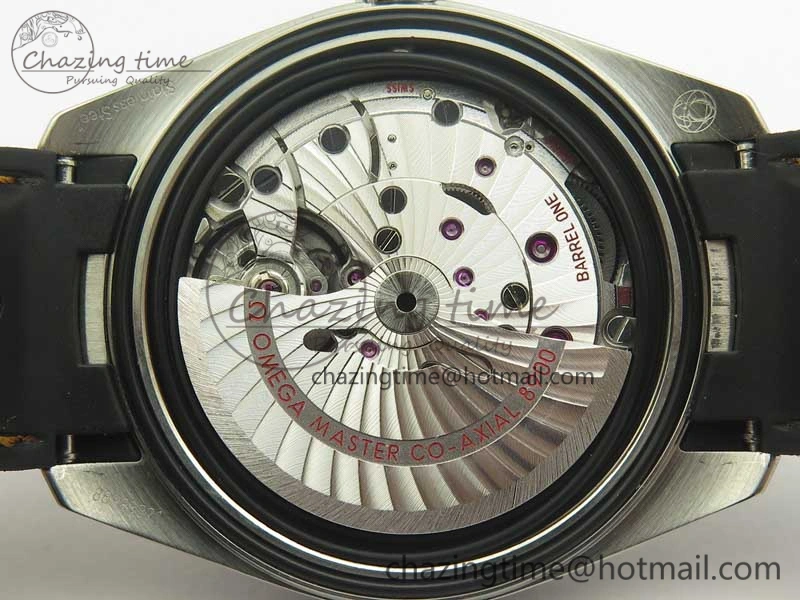 Aqua Terra 150M Master Chronometers VSF 1:1 Best Edition White Dial Orange Hand on Black Rubber Strap A8900 Super Clone ModernLook 8011