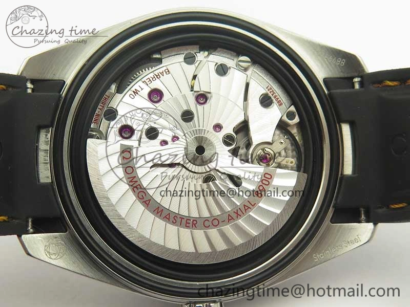 Aqua Terra 150M Master Chronometers VSF 1:1 Best Edition White Dial Orange Hand on Black Rubber Strap A8900 Super Clone ModernLook 8011