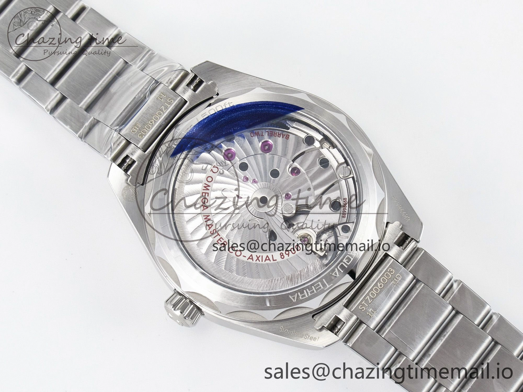 Affordable Aqua Terra 150M Master Chronometers VSF 1:1 Best Edition White Dial Orange Hand on SS Bracelet A8900 Super Clone 7650