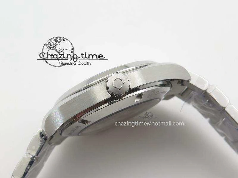 Aqua Terra 150M SS 1:1 Best Edition Deep Blue Textured Dial On SS Bracelet A Affordable 8253