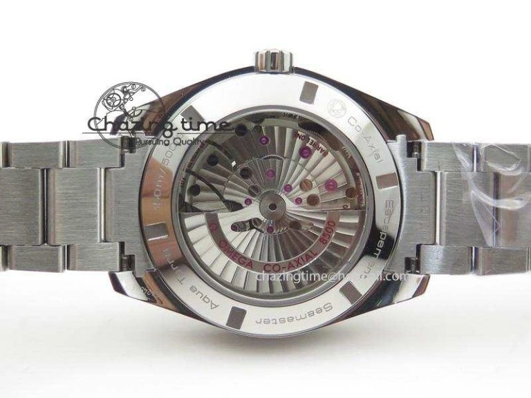 Aqua Terra 150M SS 1:1 Best Edition Deep Blue Textured Dial On SS Bracelet A Affordable 8253