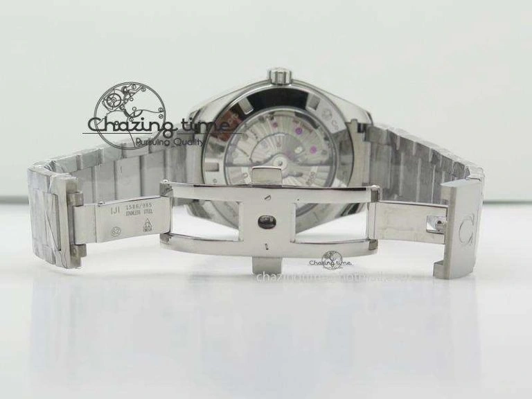 Aqua Terra 150M SS 1:1 Best Edition Deep Blue Textured Dial On SS Bracelet A Affordable 8253