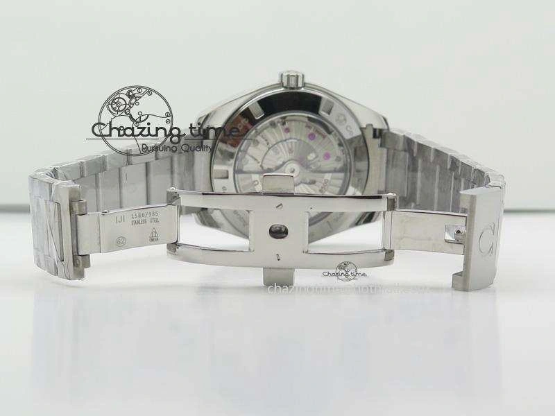Aqua Terra 150M SS 1:1 Best Edition Deep Blue Textured Dial On SS Bracelet A Affordable 8253