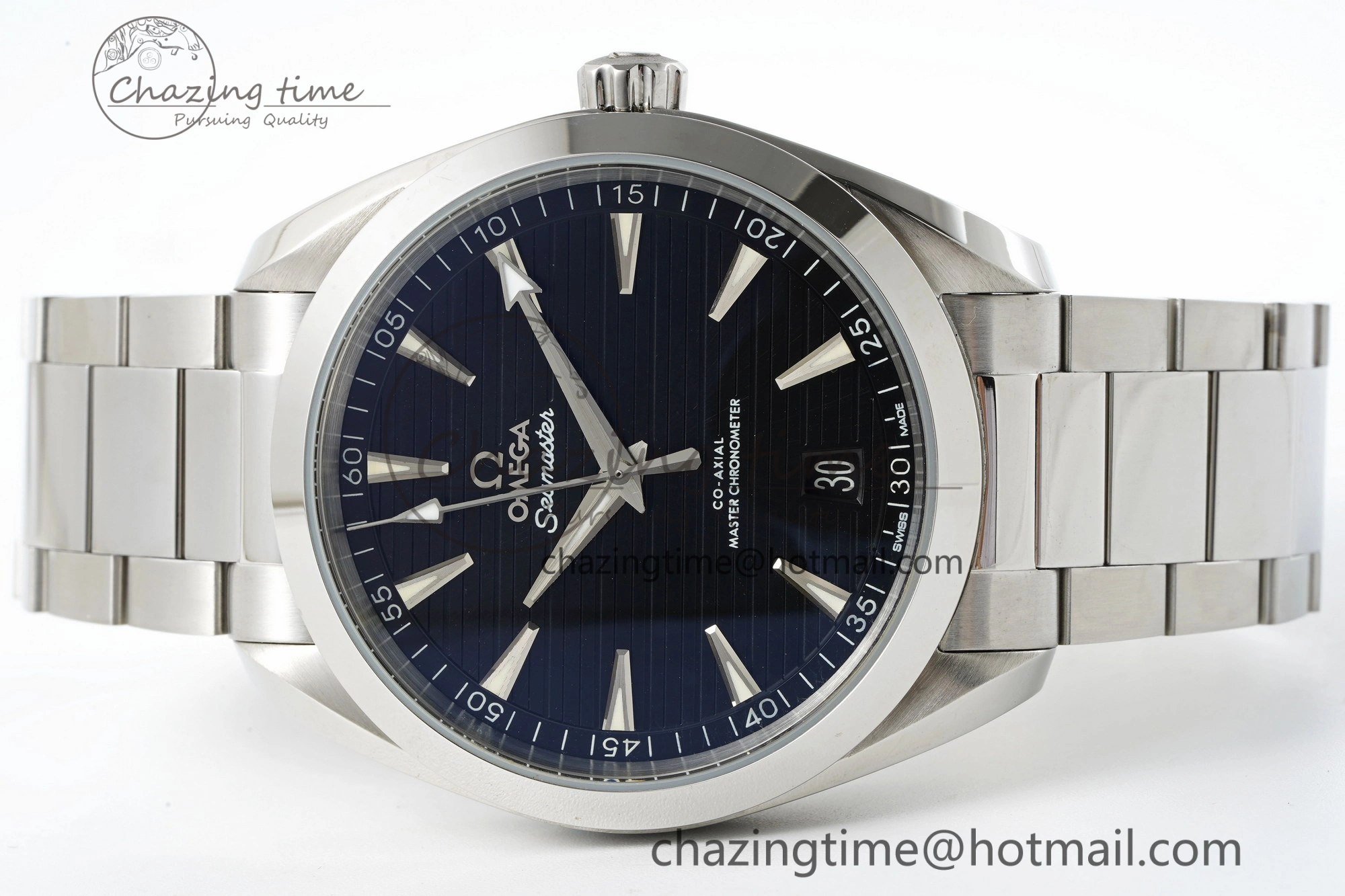 MoistureWicking Aqua Terra 150M SS JQK 1:1 Best Edition Black Dial SS Hand on SS Bracelet A 7833