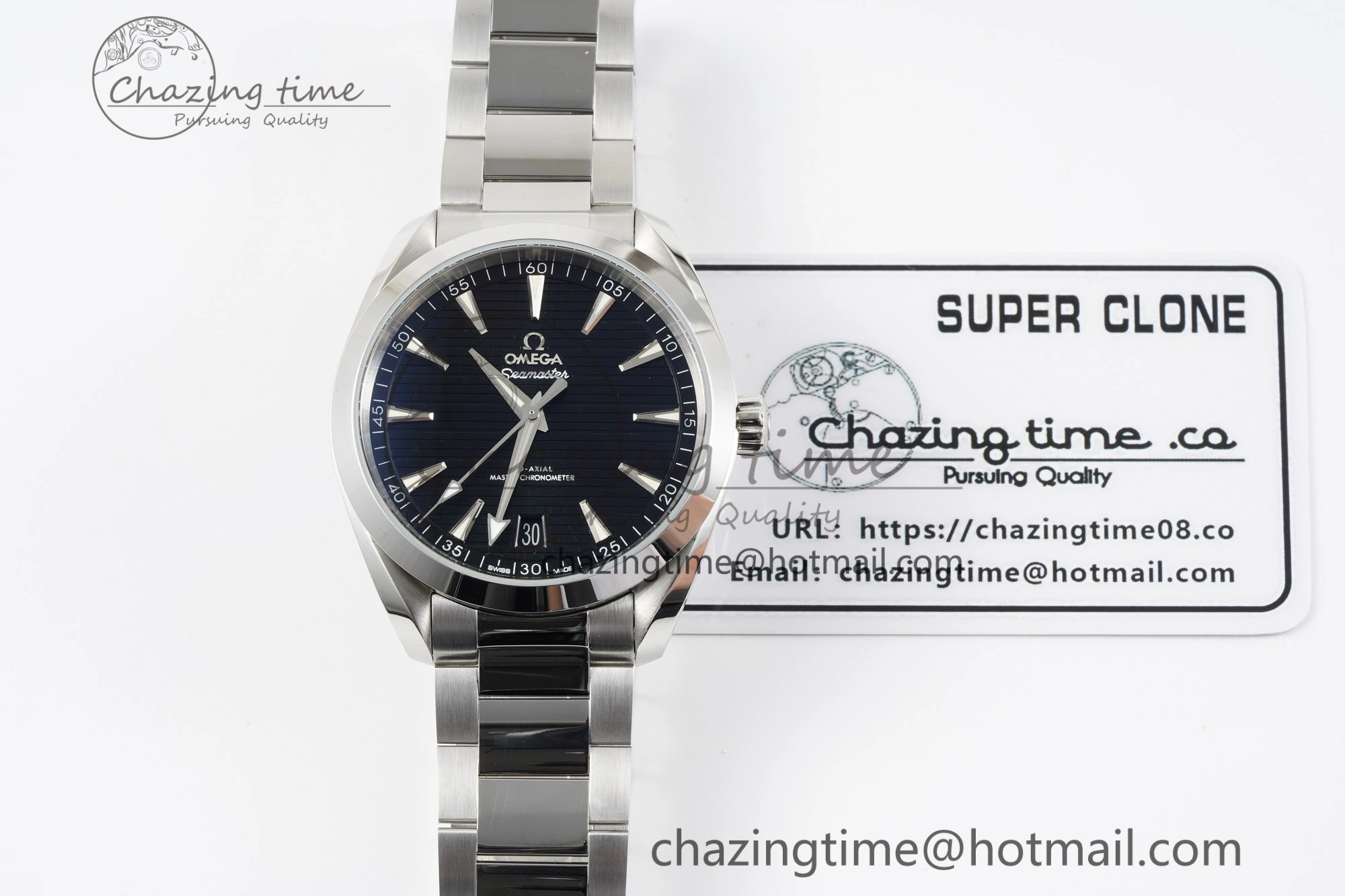 MoistureWicking Aqua Terra 150M SS JQK 1:1 Best Edition Black Dial SS Hand on SS Bracelet A 7833