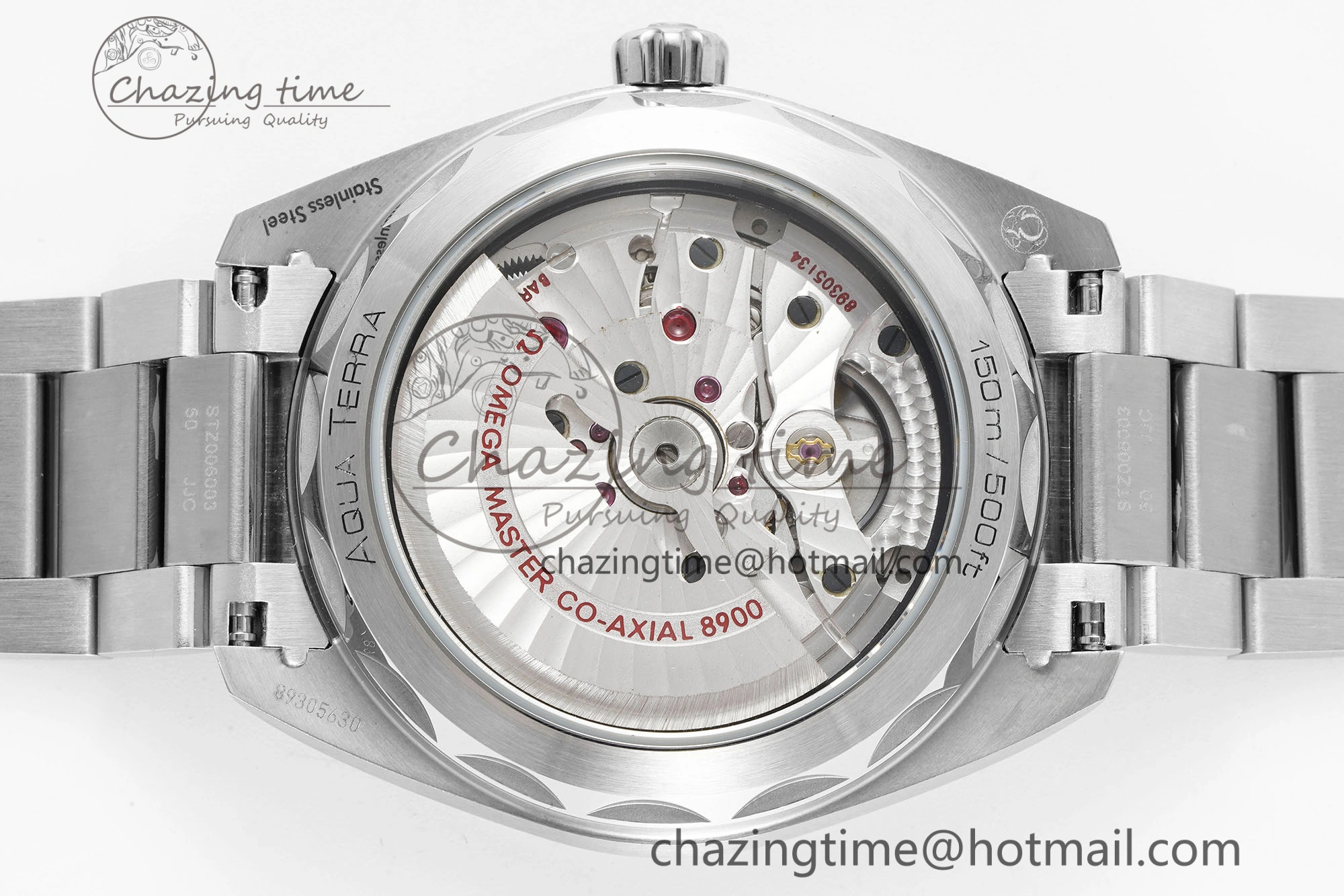 EyeCatching Aqua Terra 150M SS JQK 1:1 Best Edition Blue Dial SS Hand on SS Bracelet A 7830