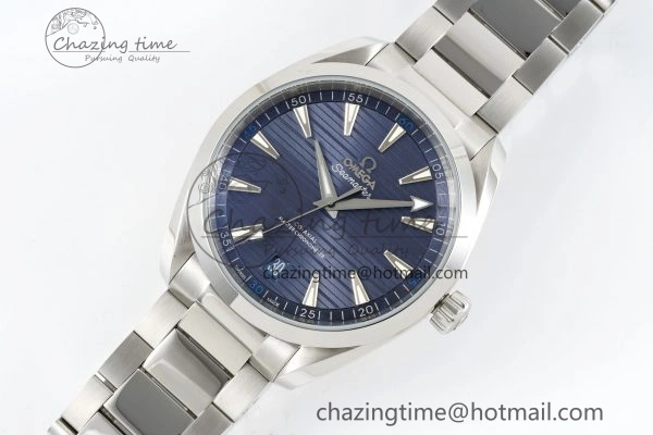 EyeCatching Aqua Terra 150M SS JQK 1:1 Best Edition Blue Dial SS Hand on SS Bracelet A 7830