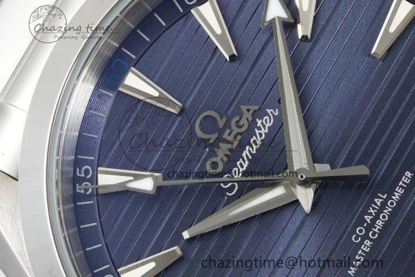 EyeCatching Aqua Terra 150M SS JQK 1:1 Best Edition Blue Dial SS Hand on SS Bracelet A 7830