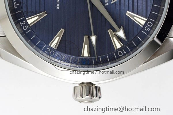 EyeCatching Aqua Terra 150M SS JQK 1:1 Best Edition Blue Dial SS Hand on SS Bracelet A 7830