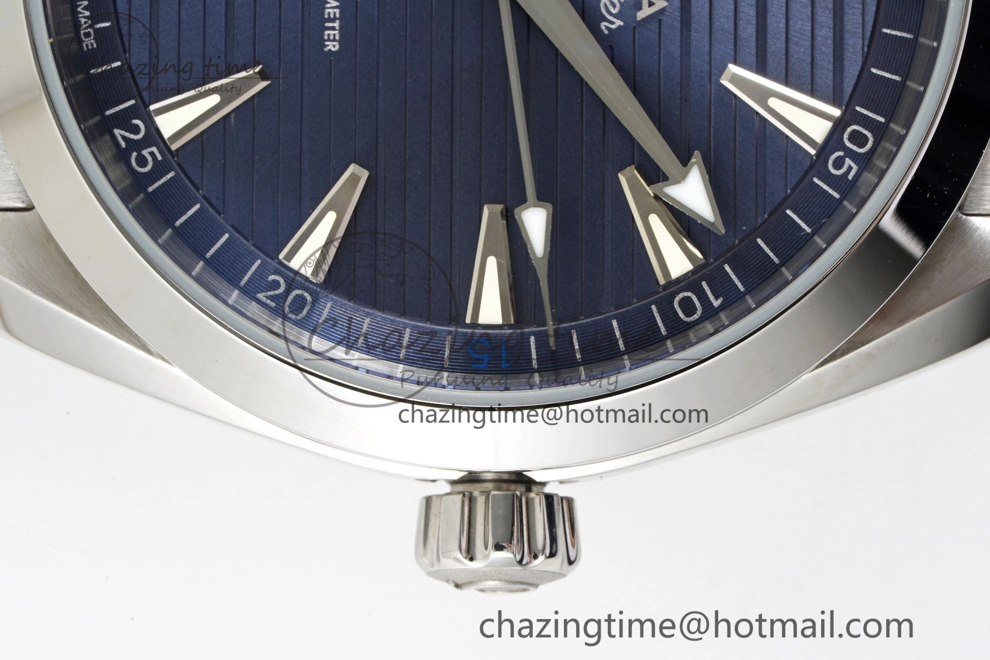 EyeCatching Aqua Terra 150M SS JQK 1:1 Best Edition Blue Dial SS Hand on SS Bracelet A 7830
