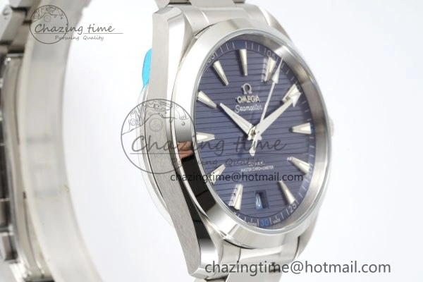 EyeCatching Aqua Terra 150M SS JQK 1:1 Best Edition Blue Dial SS Hand on SS Bracelet A 7830
