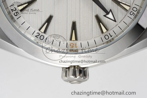 Aqua Terra 150M SS JQK 1:1 Best Edition White Dial Orange Hand on SS Bracelet A NewStyle 7829
