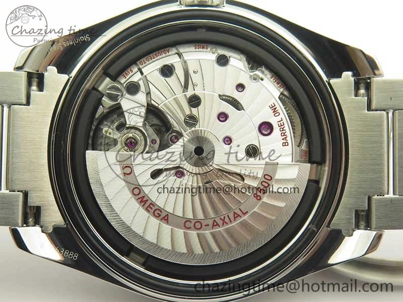 Packable Aqua Terra 150M SS VSF 1:1 Best Edition Black Wave Textured Dial RG Hand on SS Bracelet A8500 Super Clone 8032
