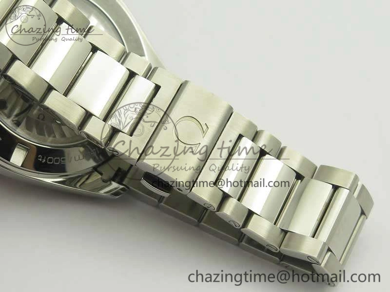 EasyCare Aqua Terra 150M SS VSF 1:1 Best Edition Blue Textured Dial Silver Markers On SS Bracelet A8500 Super Clone 8059