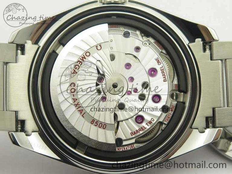 EasyCare Aqua Terra 150M SS VSF 1:1 Best Edition Blue Textured Dial Silver Markers On SS Bracelet A8500 Super Clone 8059