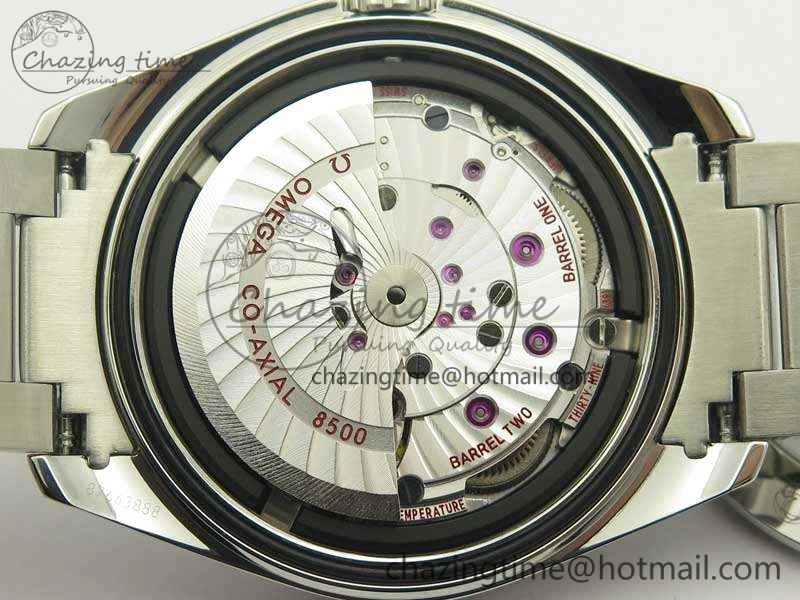 EasyCare Aqua Terra 150M SS VSF 1:1 Best Edition Blue Textured Dial Silver Markers On SS Bracelet A8500 Super Clone 8059