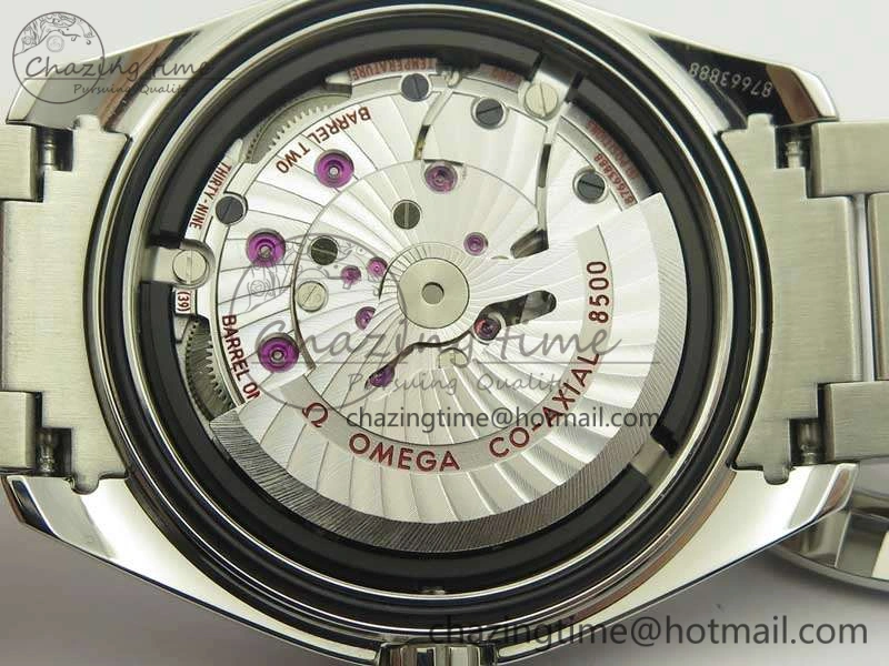 EasyCare Aqua Terra 150M SS VSF 1:1 Best Edition Blue Textured Dial Silver Markers On SS Bracelet A8500 Super Clone 8059