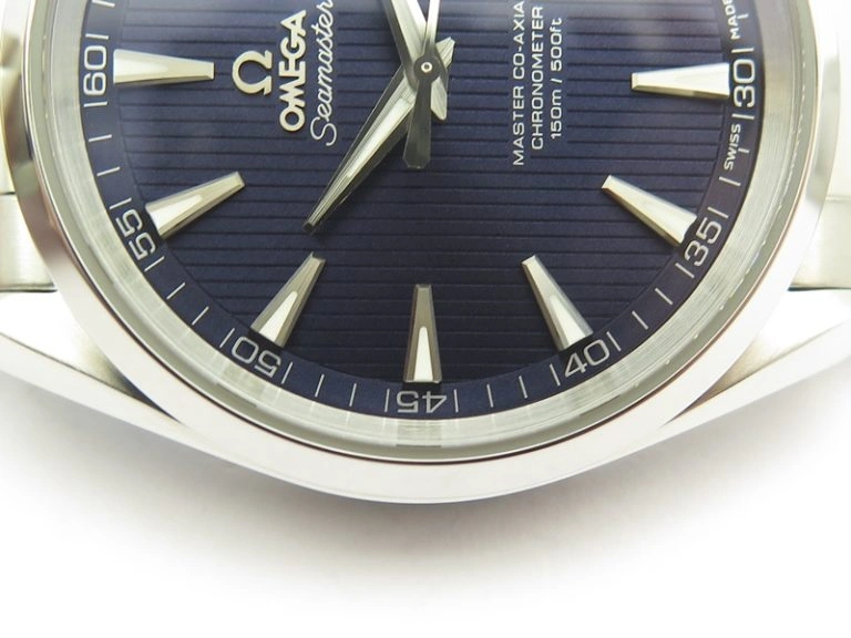 EasyCare Aqua Terra 150M SS VSF 1:1 Best Edition Blue Textured Dial Silver Markers On SS Bracelet A8500 Super Clone 8059