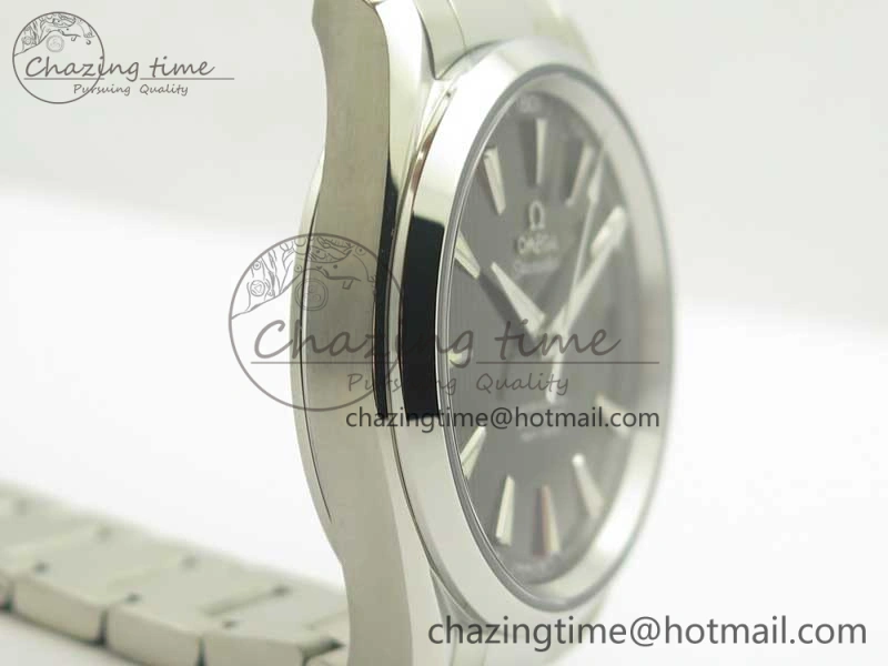 Contemporary Aqua Terra 150M SS VSF 1:1 Best Edition Gray Textured Dial on SS Bracelet A8500 Super Clone 8039