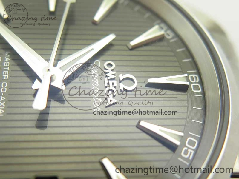 Contemporary Aqua Terra 150M SS VSF 1:1 Best Edition Gray Textured Dial on SS Bracelet A8500 Super Clone 8039